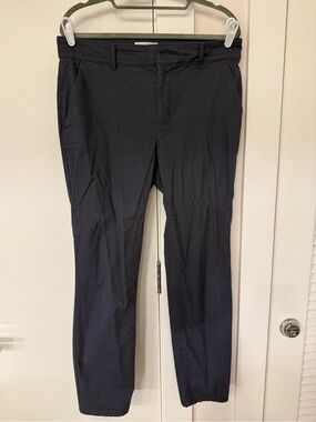 LOFT Straight-Leg Chino’s in Navy